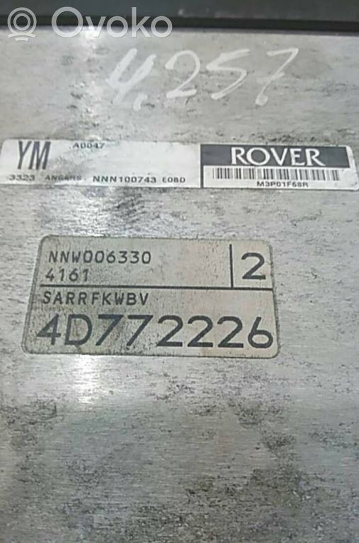Rover Streetwise Engine control unit/module 
