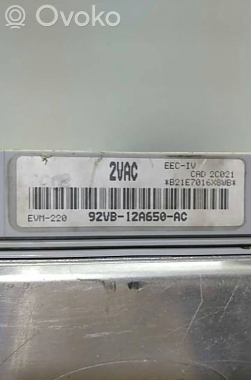 Engine control unit/module   92VB12A650AC,FORDTRANSIT