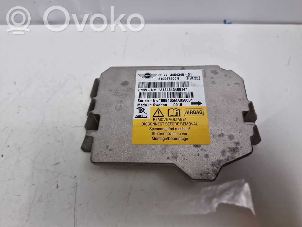 Mini One - Cooper Coupe R56 Sterownik / Moduł Airbag 