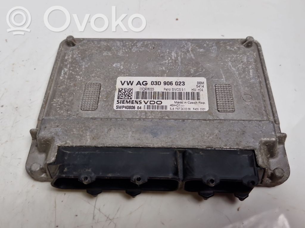 Engine control unit/module   03D906023,5WP4080604