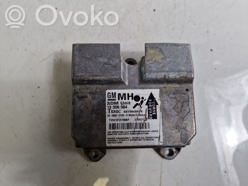 Sterownik / Moduł Airbag   327963935,13356384,T2V1F27B8F