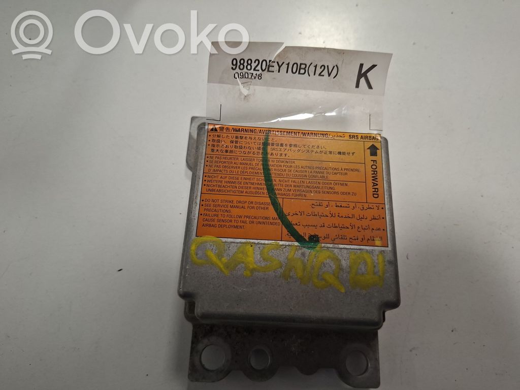 Nissan Qashqai Centralina/modulo airbag 
