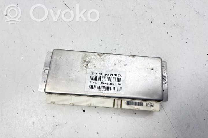 Module de commande suspension   A2515452132