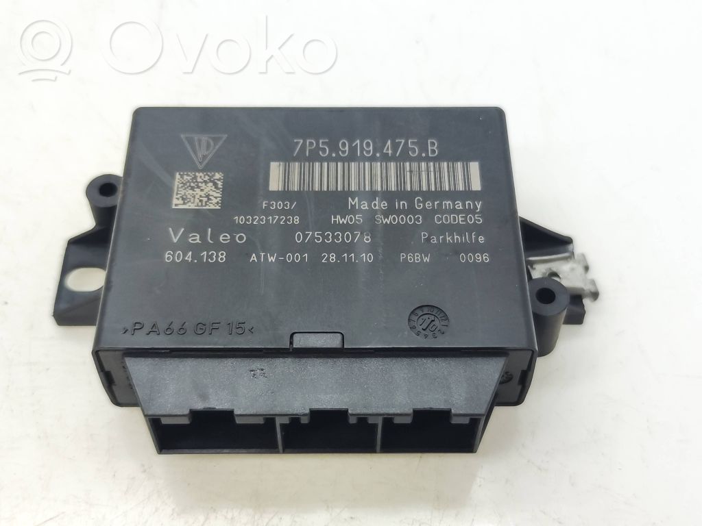 Porsche Cayenne (92A) Parking PDC control unit/module 