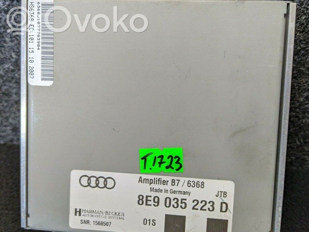 Audi A4 S4 B7 8E 8H Vahvistin 