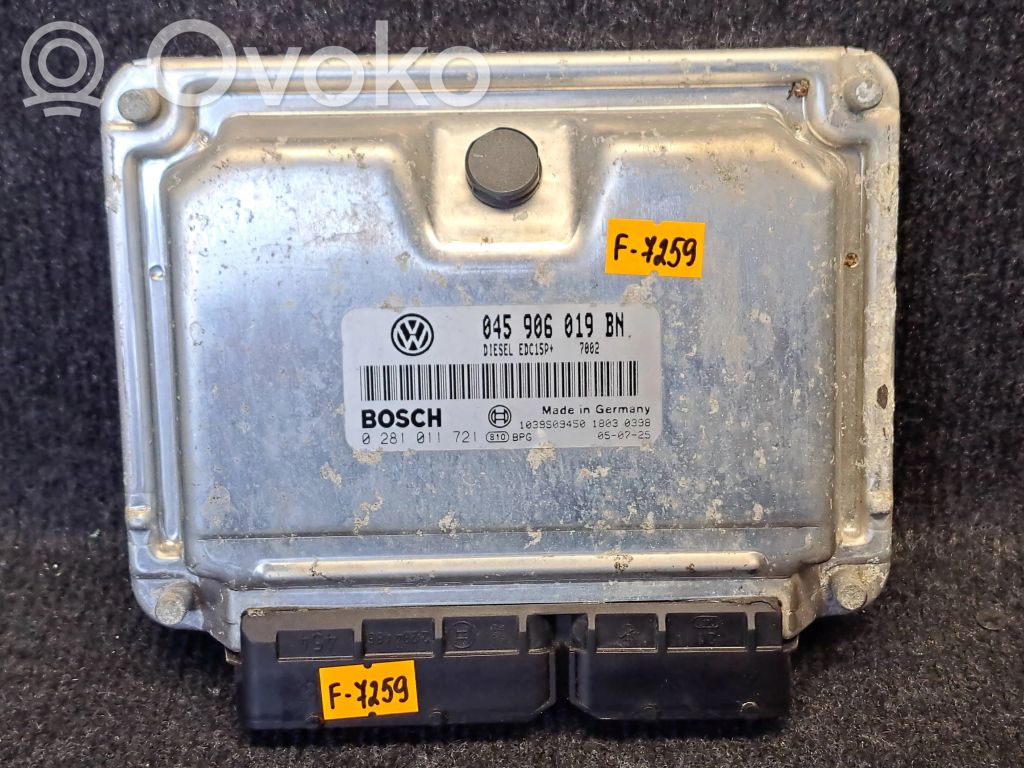 Volkswagen Fox Engine control unit/module 