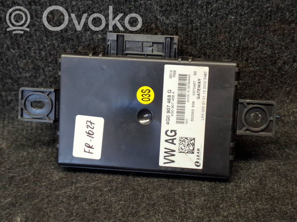 Audi A6 S6 C7 4G Módulo de control Gateway 