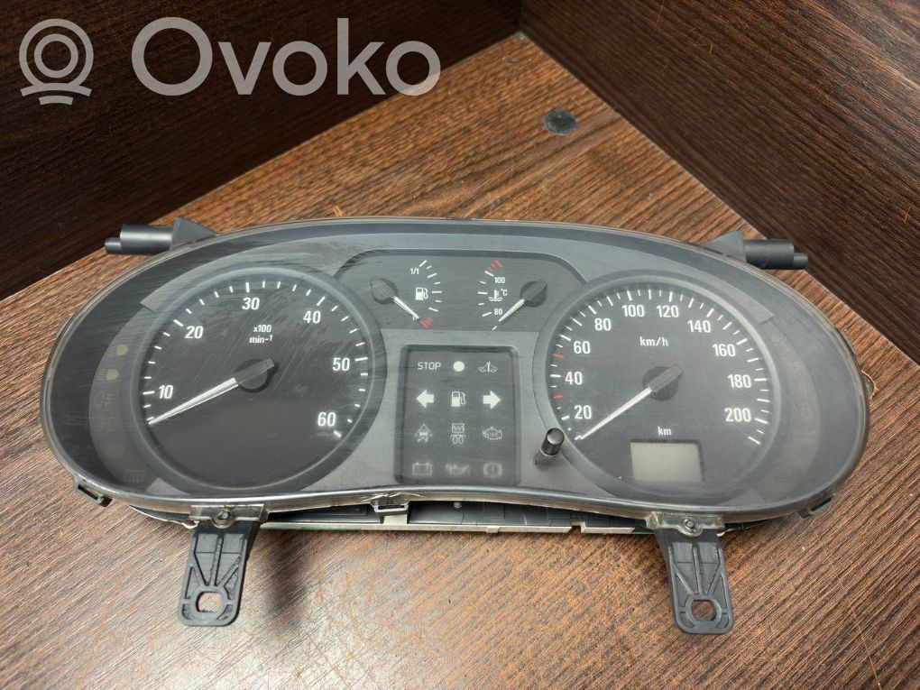 Opel Vivaro Speedometer (instrument cluster) 