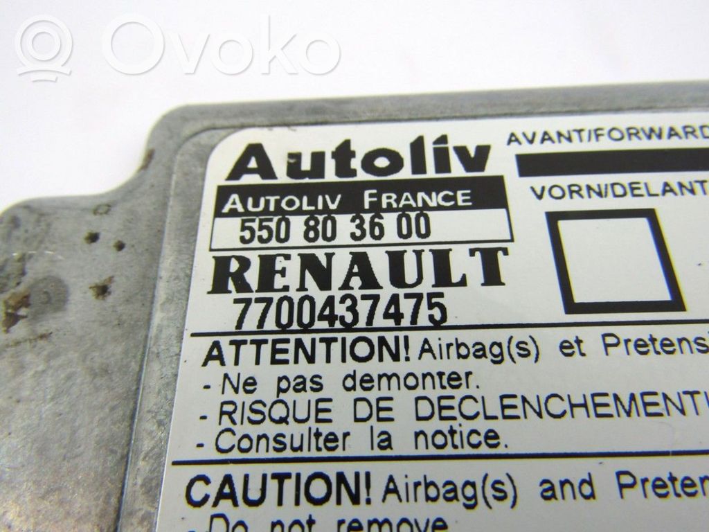 Airbag control unit/module   7700437475,550803600