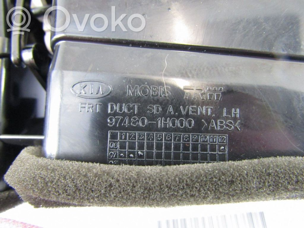 Dash center air vent grill   974801H000