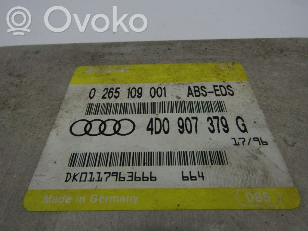 Unidad de control/módulo del motor   0265109001,4D0907379G