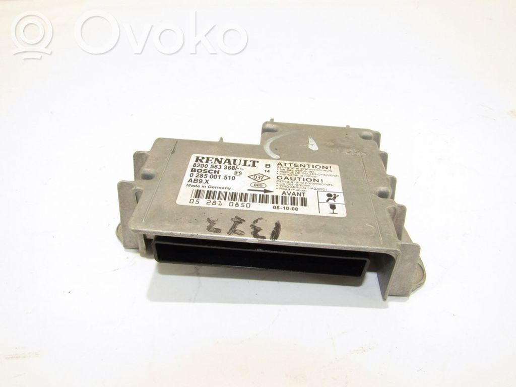 Renault Clio III Module de contrôle airbag 