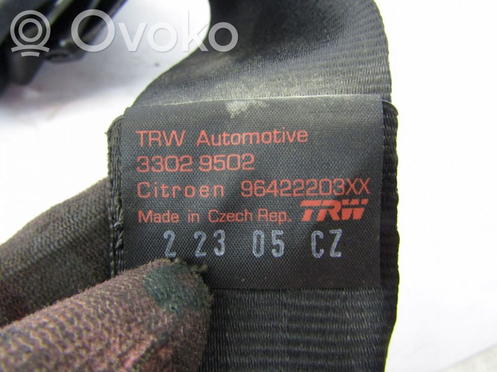 Citroen C2 Saugos diržas galinis 