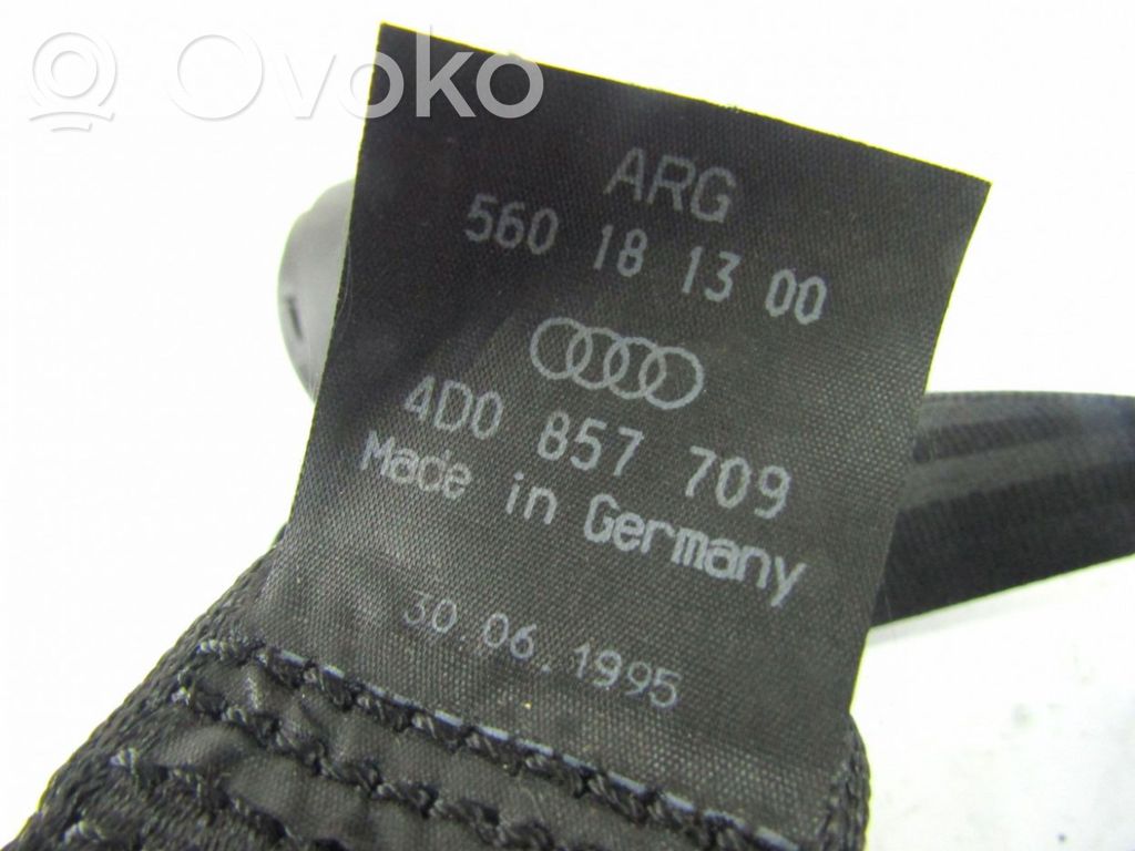 Audi A8 S8 D2 4D Cinturón trasero 