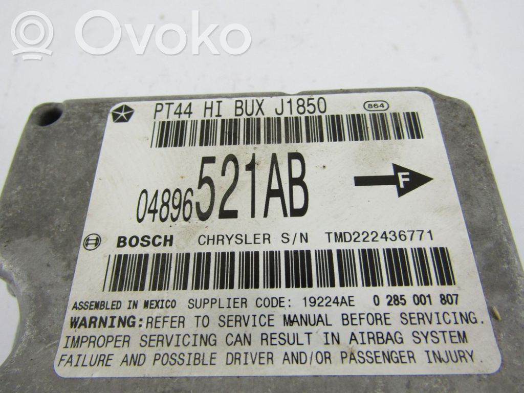 Chrysler PT Cruiser Airbag control unit/module 
