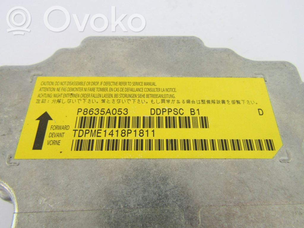 Unidad de control/módulo del Airbag   P8635A053