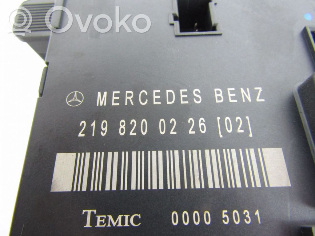 Mercedes-Benz CLS C219 Autres unités de commande / modules 
