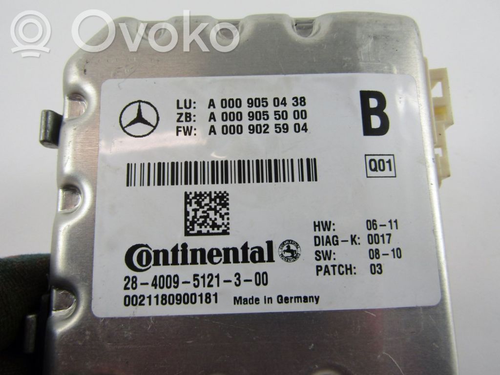 Mercedes-Benz C W204 Alte unități/module de control 