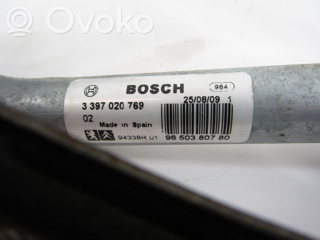 Peugeot 207 CC Tiranti e motorino del tergicristallo anteriore