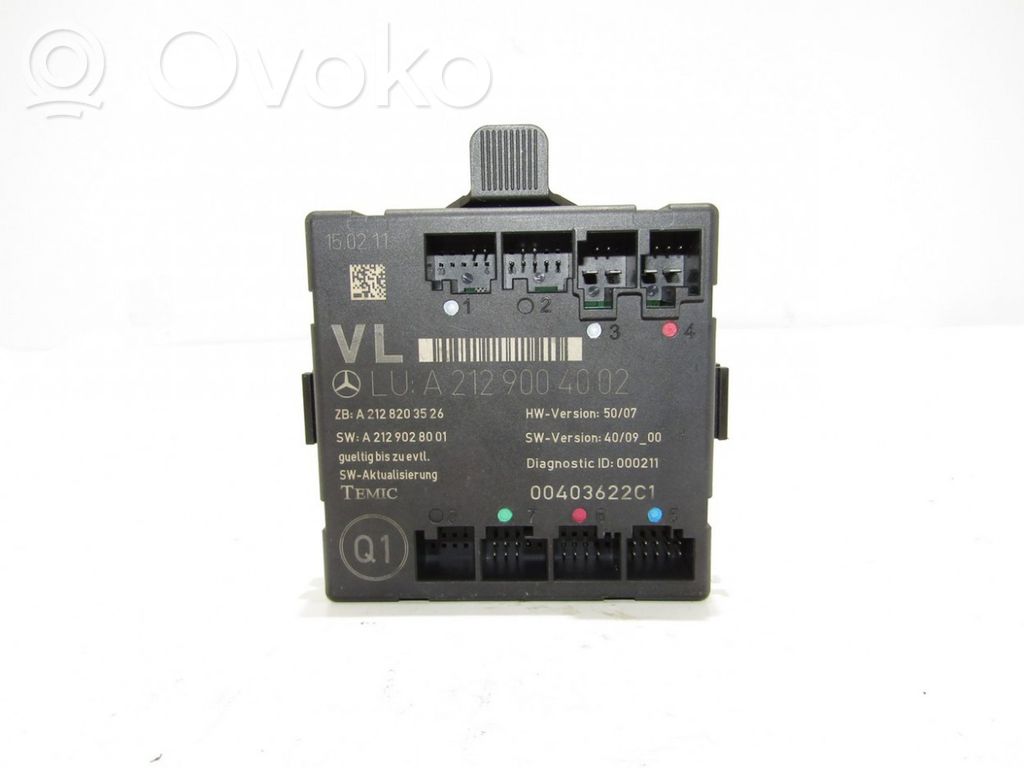 Autres unités de commande / modules   A2129004002,A2128203526
