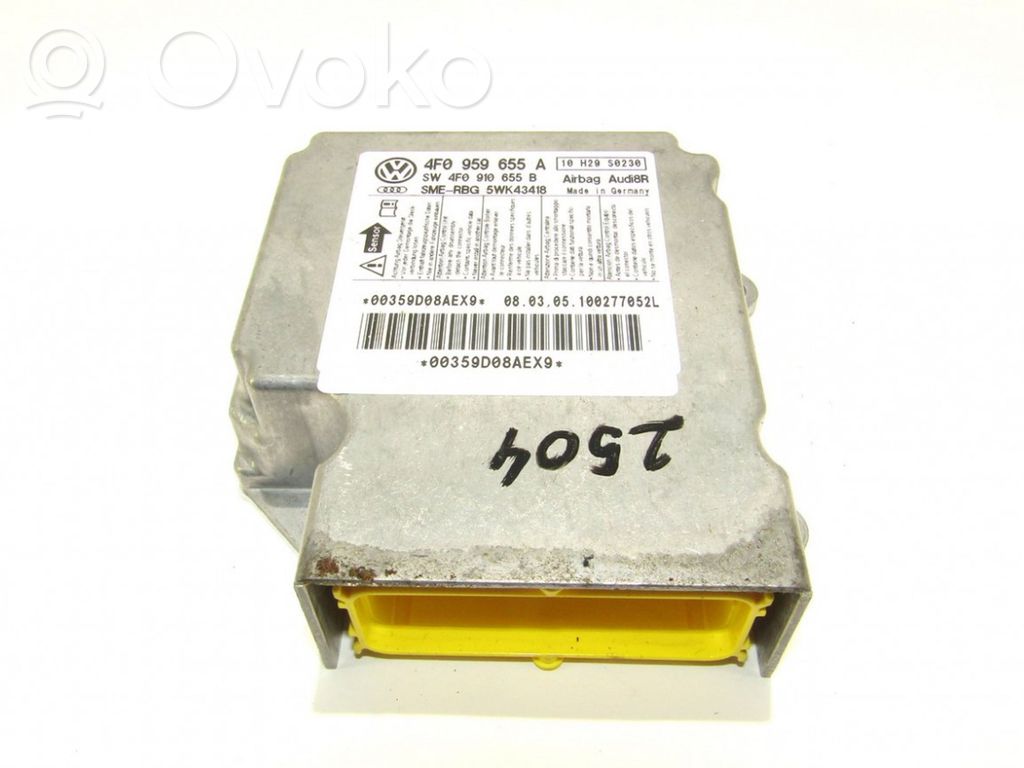 Audi A6 S6 C6 4F Airbag control unit/module 