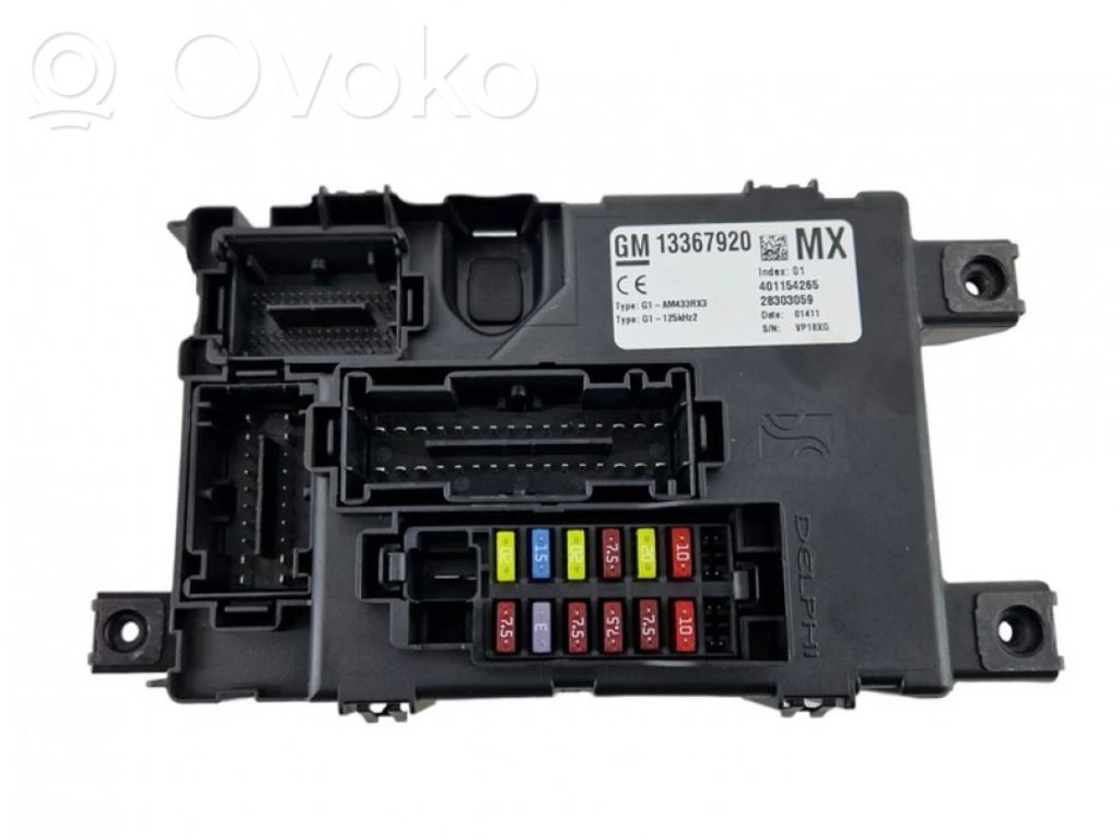 Opel Corsa D Fuse module 