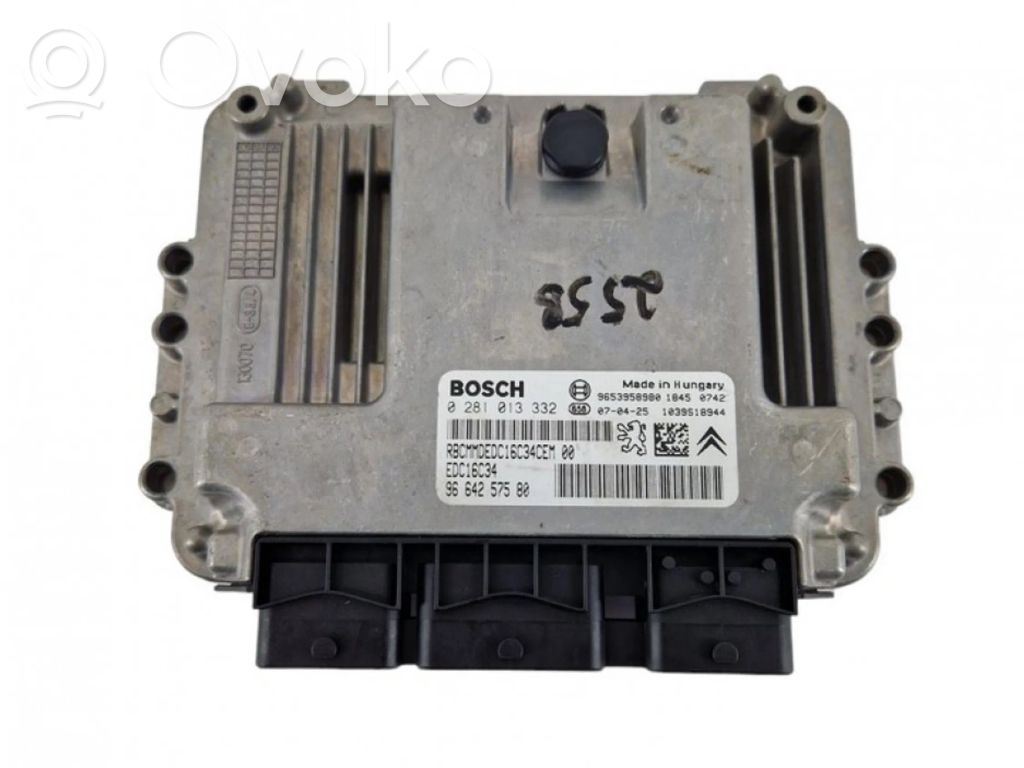 Sterownik / Moduł ECU   0281013332,9664257580