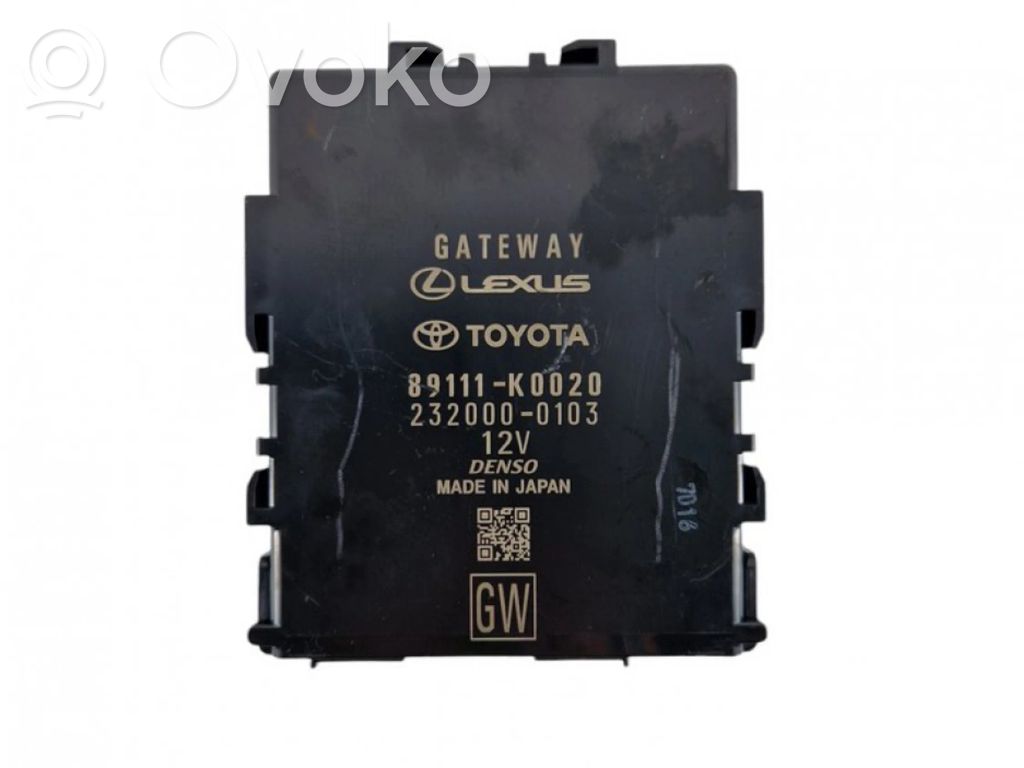 Toyota Yaris XP210 Módulo de control Gateway 