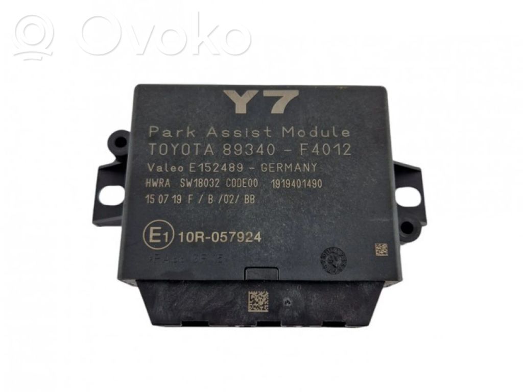 Parking PDC control unit/module   89340F4012