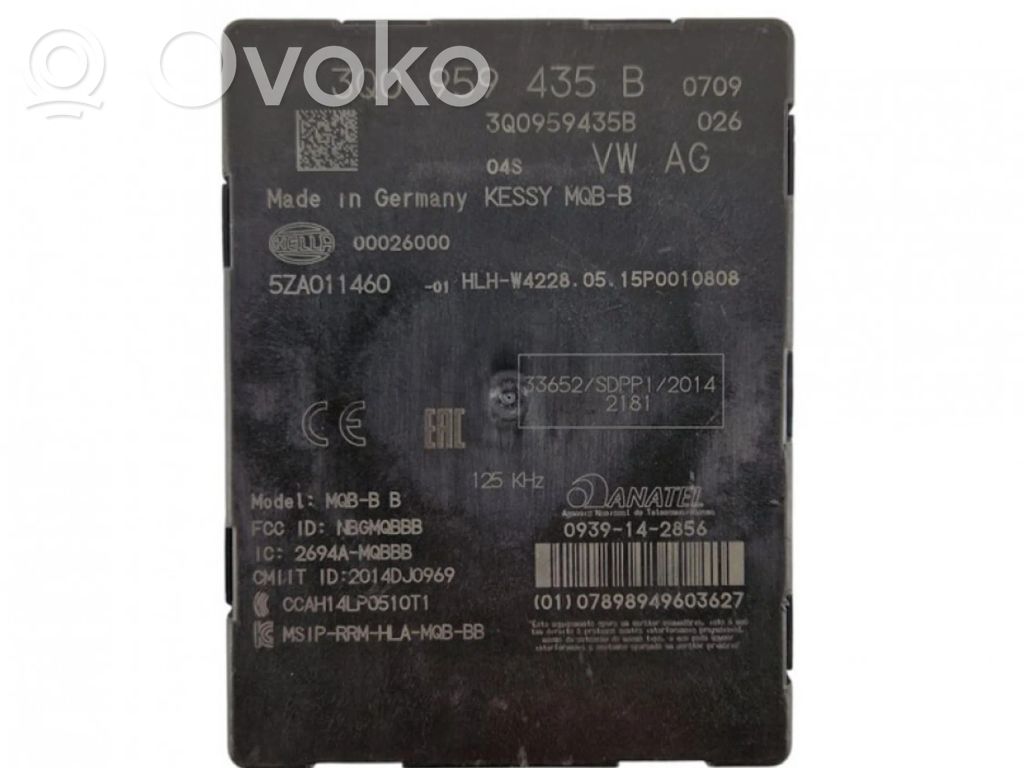 Módulo de control de arranque/parada   3Q0959435B,3Q0959735B,5ZA011460