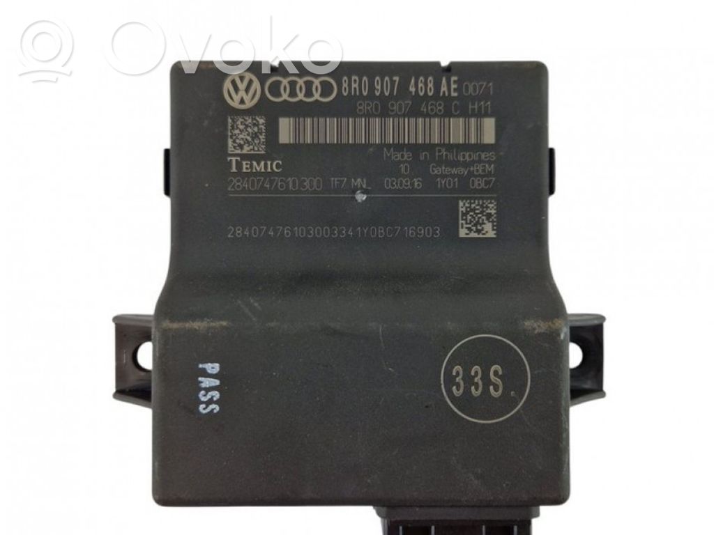 Audi Q5 SQ5 8R Gateway control module 