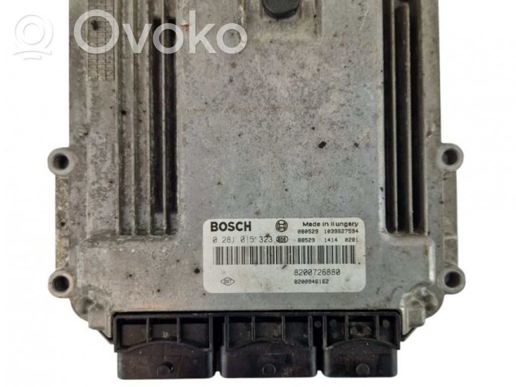 Unidad de control/módulo del motor   0281015323,1039S27594,8200726880