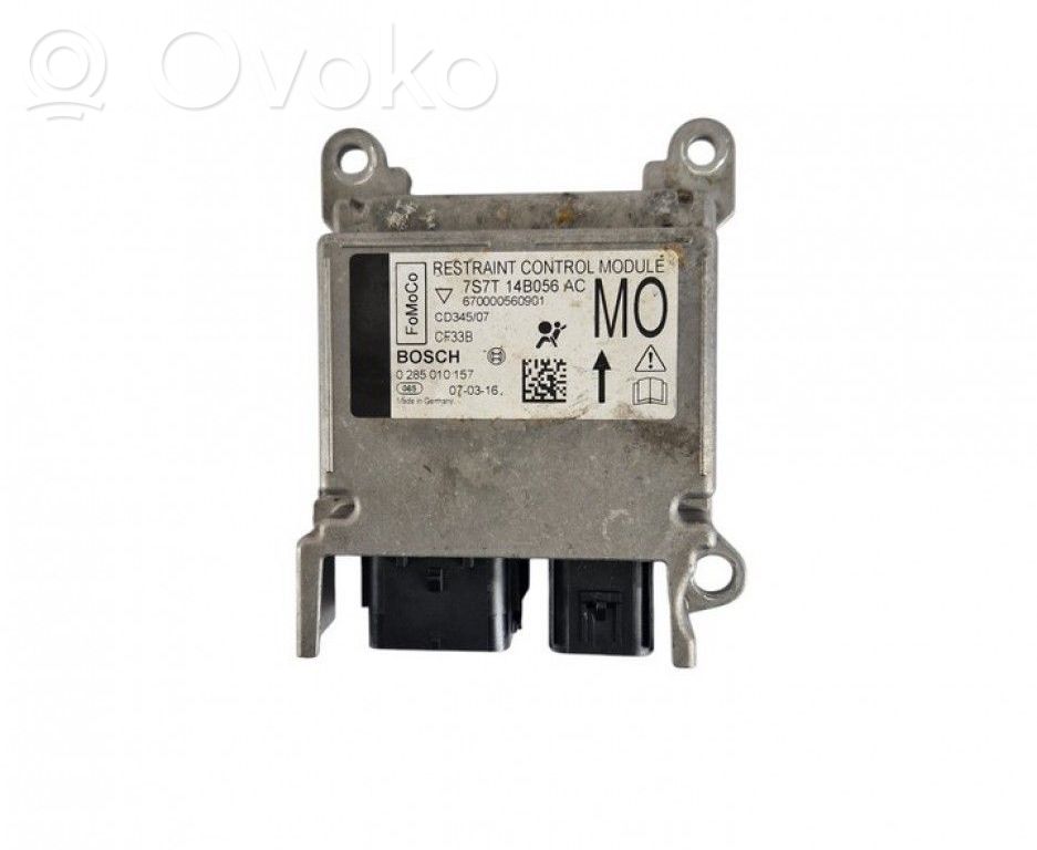 Turvatyynyn ohjainlaite/moduuli   7S7T14B056AC,0285010157