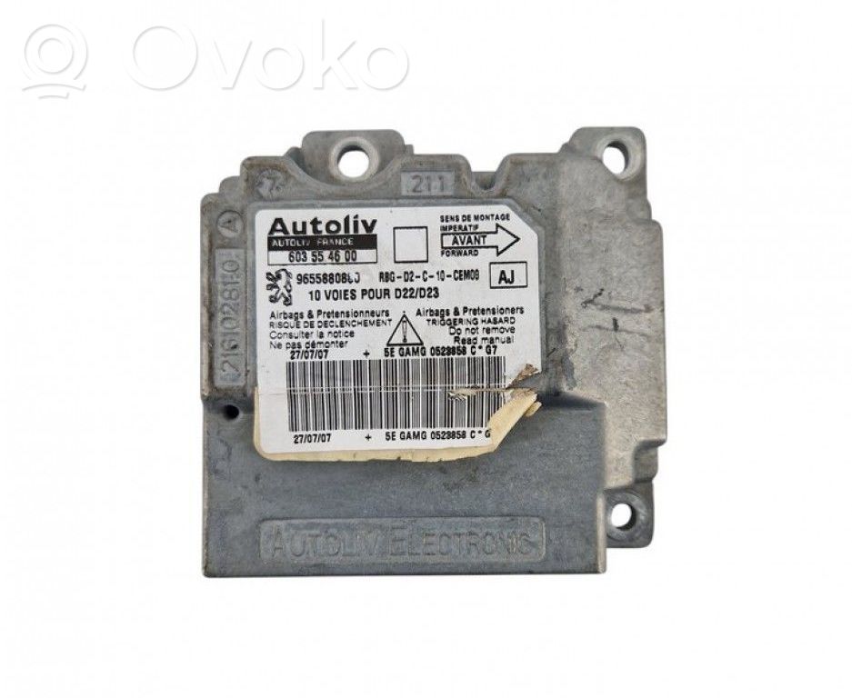 Unidad de control/módulo del Airbag   603554600,9655880880