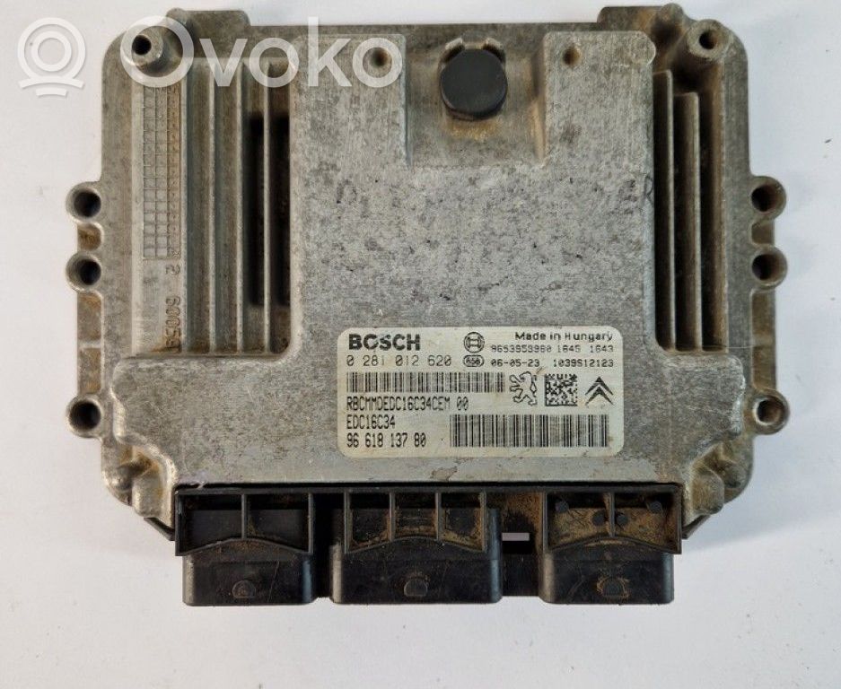 Centralina/modulo del motore   0281012620,9661813780