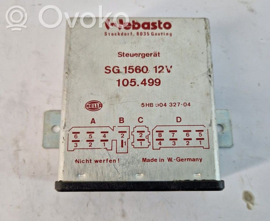 Mercedes-Benz E W124 Auxiliary heating control unit/module 