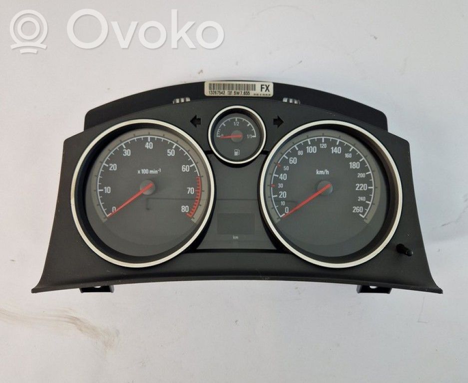 Opel Astra H Vitezometru (grup de instrumente) 