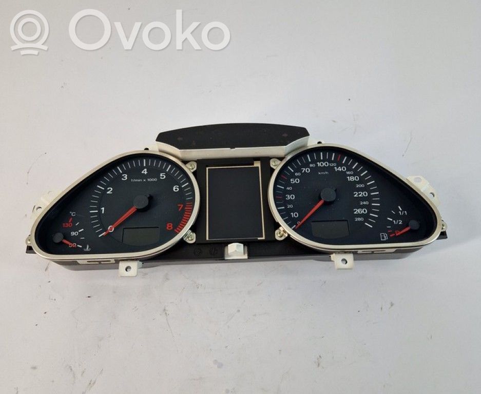 Audi A6 S6 C6 4F Speedometer (instrument cluster) 