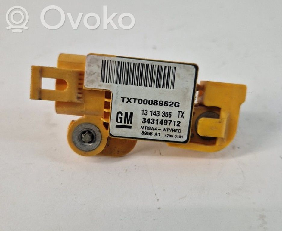 Opel Combo C Sensor impacto/accidente para activar Airbag 