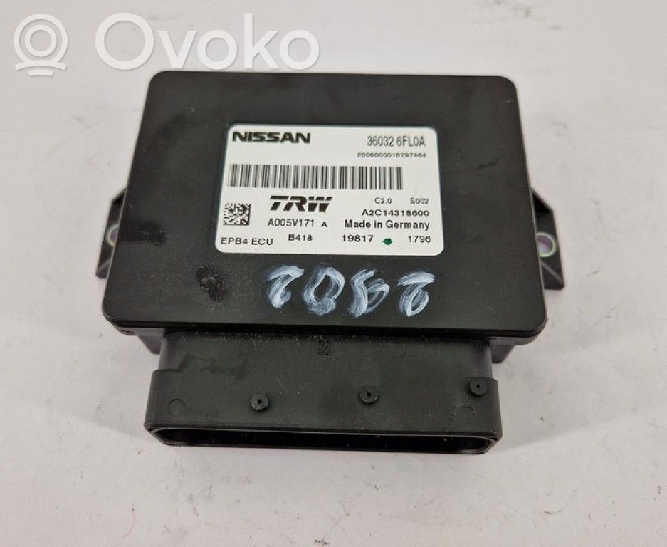 Nissan Qashqai Module de commande de frein à main 