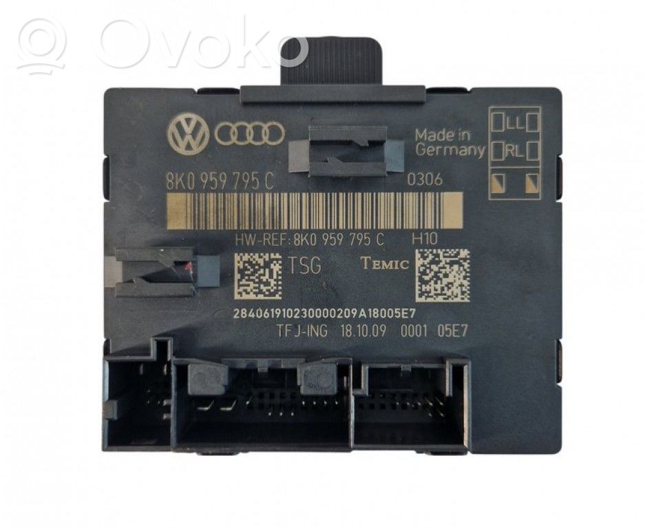 Centralina/modulo portiere   8K0959795C,8K0959795C,8K0959795C