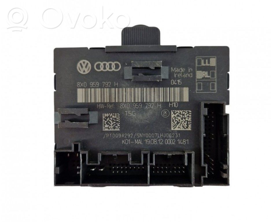 Door control unit/module   8X0959792H,8X0959792H,8X0959792H
