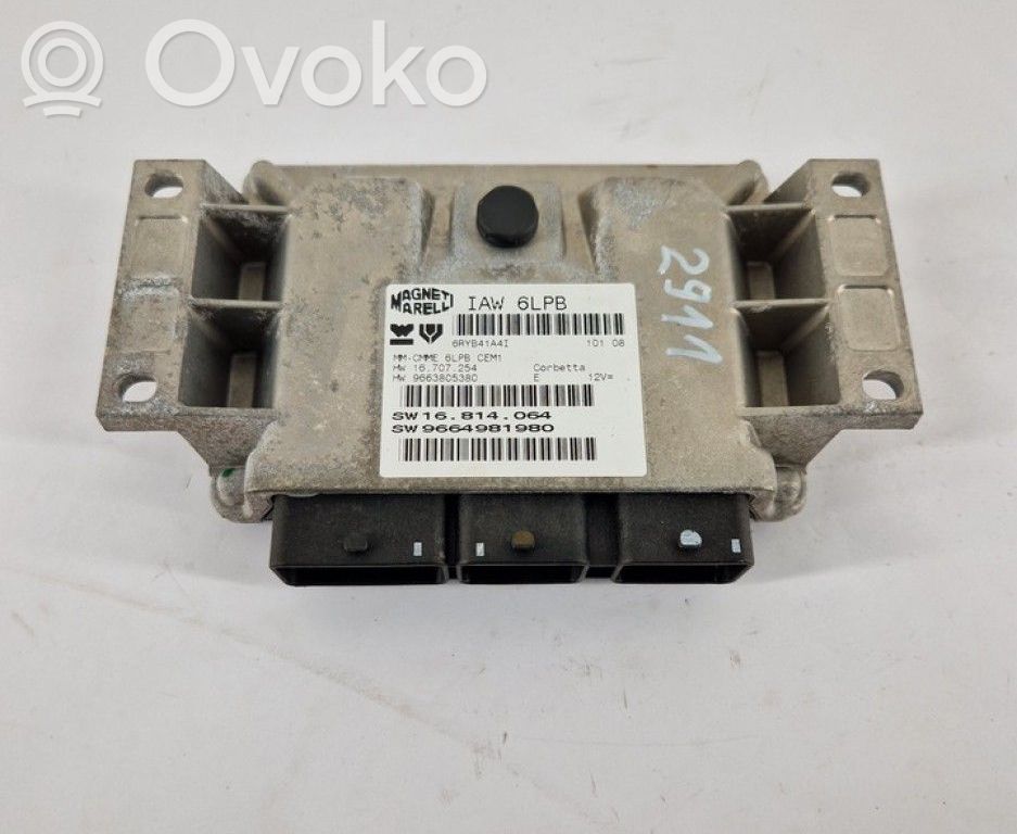 Citroen C4 I Picasso Engine control unit/module 