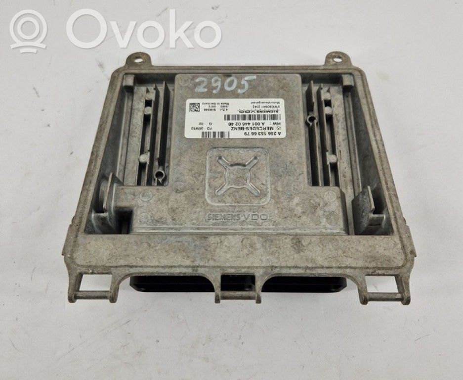 Mercedes-Benz A W169 Unitate/modul de control motor 