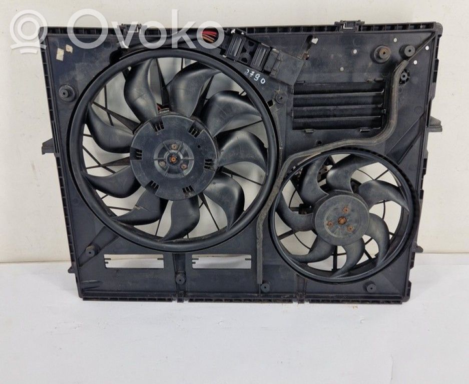 Volkswagen Touareg I Suport ventilator radiator 