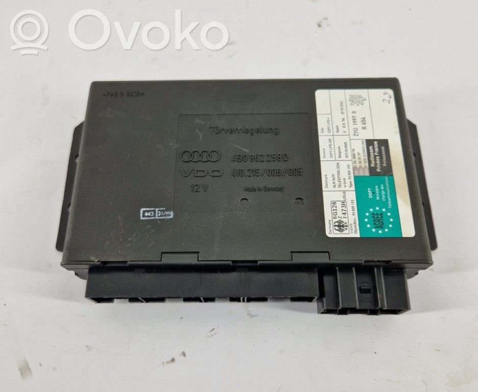 Audi A6 S6 C5 4B Moduł / Sterownik komfortu 
