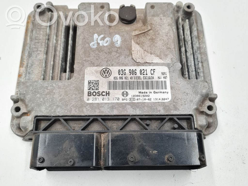 Volkswagen Eos Engine control unit/module 