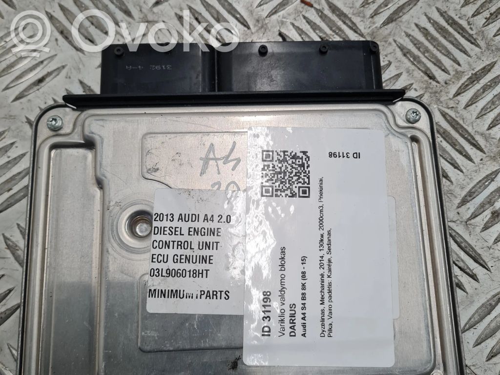 Engine control unit/module   03L906018HT,0281018577