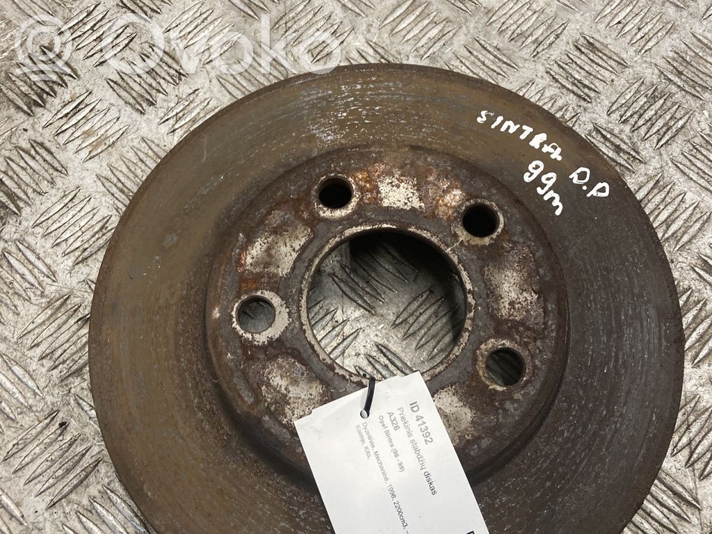 Front brake disc