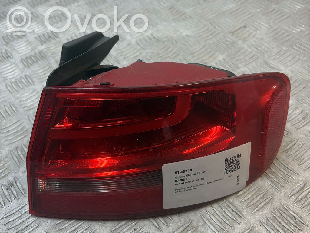 Audi A4 S4 B8 8K Lampă spate în caroserie 